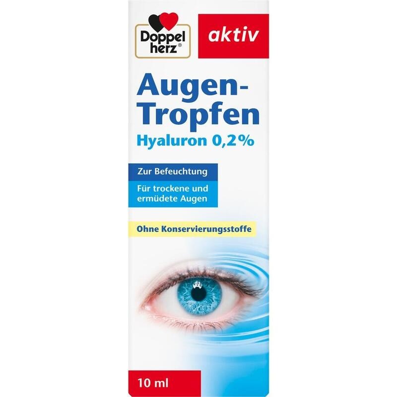 DOPPELHERZ Augen-Tropfen Hyaluron 0,2%