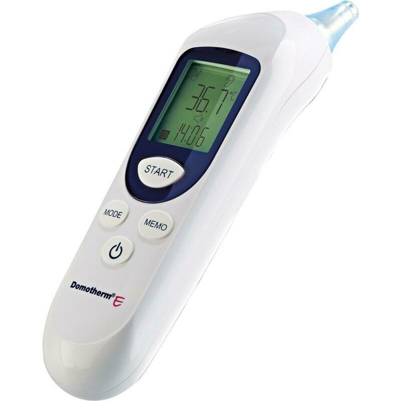 DOMOTHERM E Infrarot-Ohrthermometer schutzhül.frei