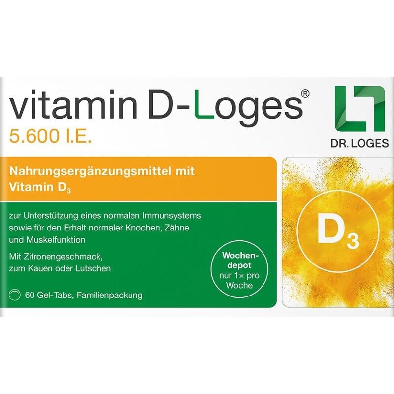 VITAMIN D-LOGES 5.600 I.E. Wo.Depot Kautabl.Fam.Pa