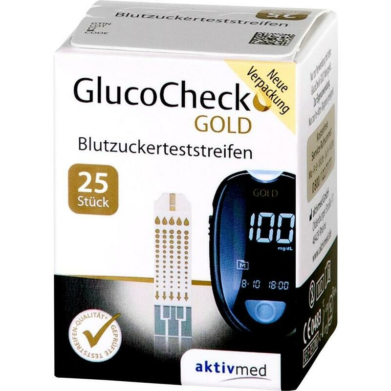 GLUCOCHECK GOLD Blutzuckerteststreifen