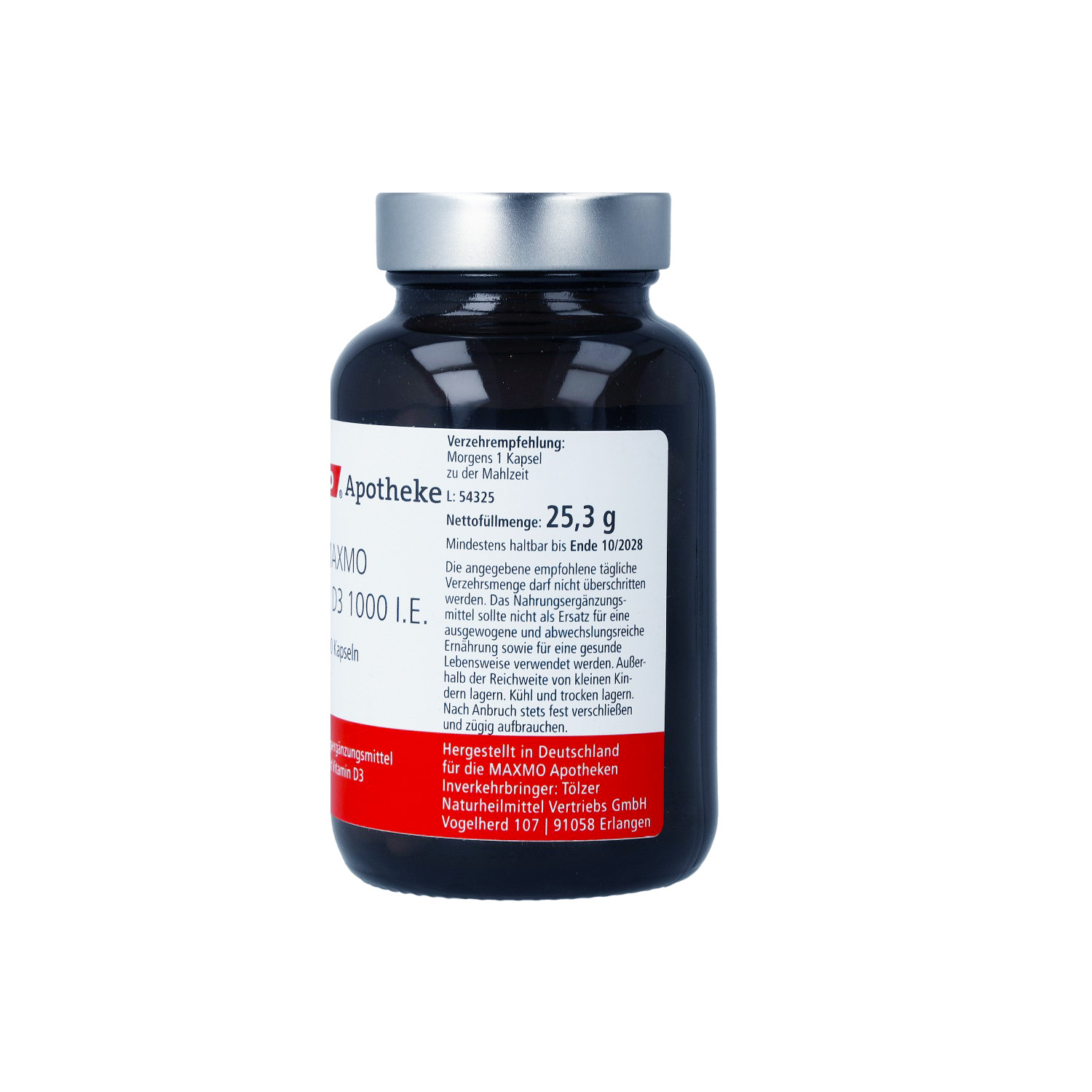 MAXMO Vitamin D3 1000 I.E. Kapseln