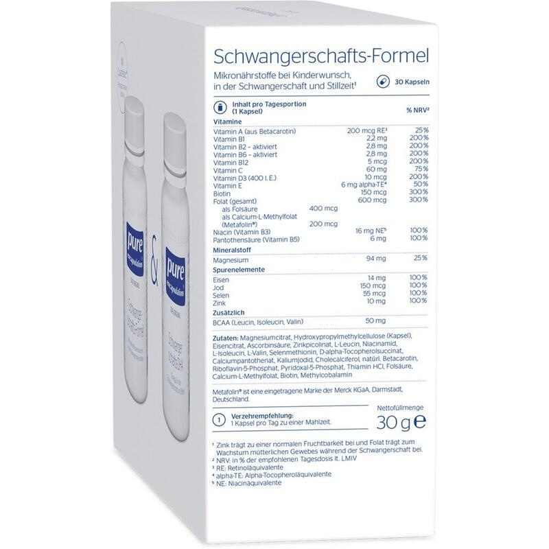 PURE ENCAPSULATIONS Schwangerschafts-Box Kapseln