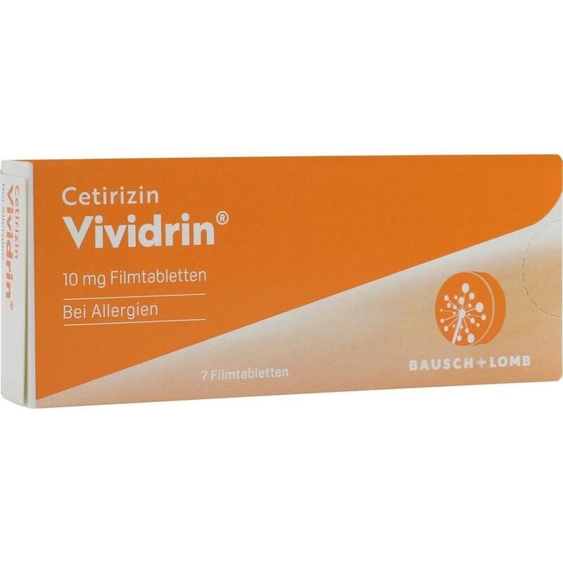 CETIRIZIN Vividrin 10 mg Filmtabletten