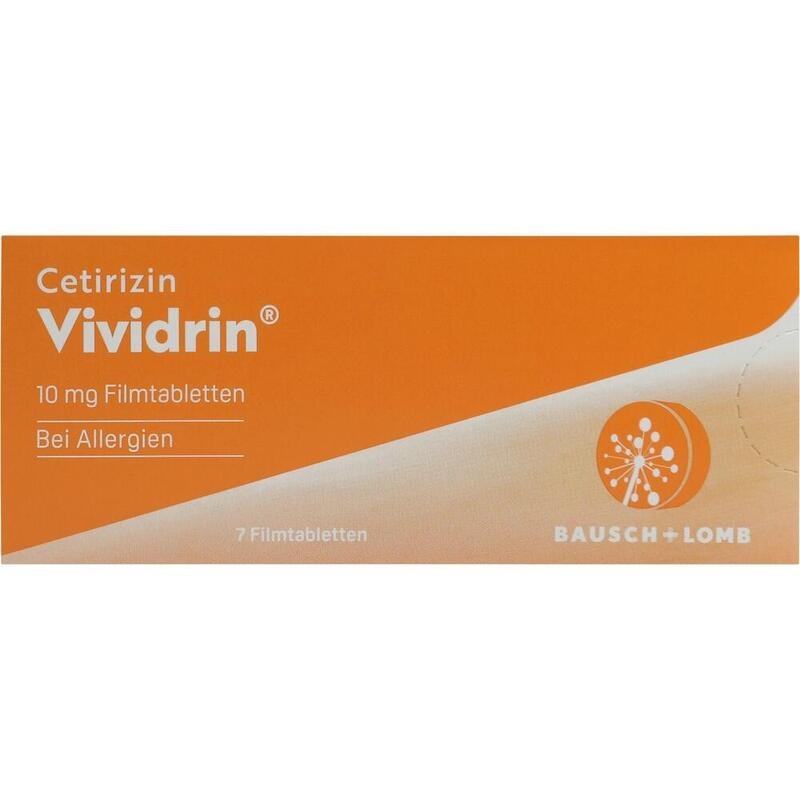 CETIRIZIN Vividrin 10 mg Filmtabletten