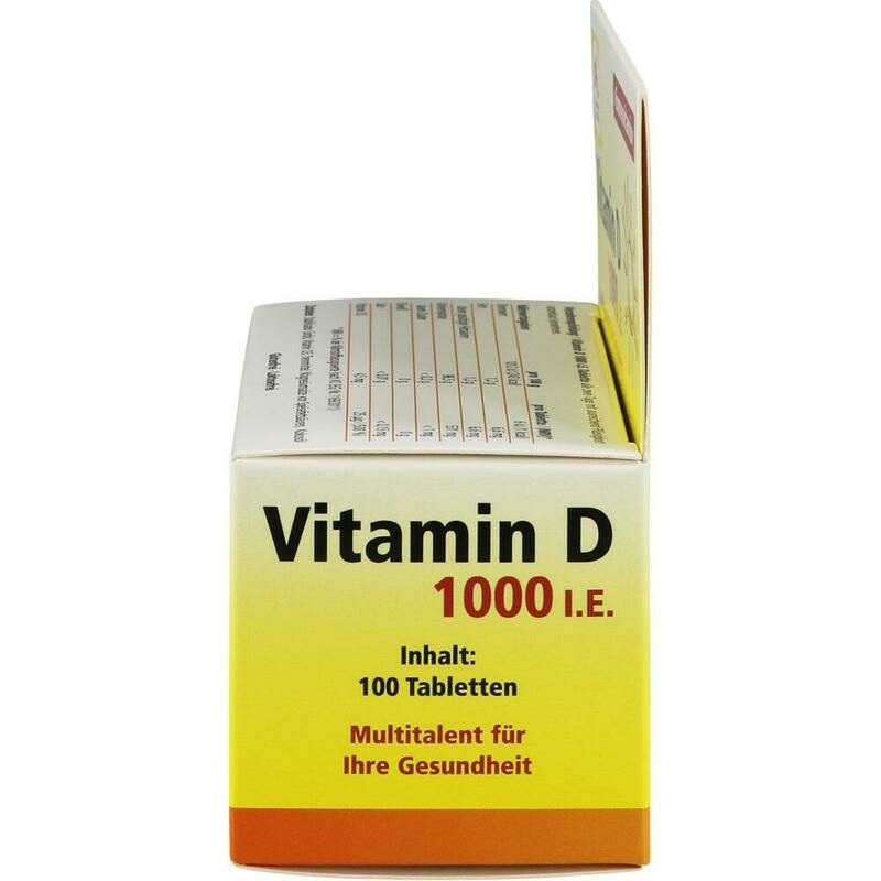 GUTEN TAG Apotheke Vitamin D 1000 I.E. Tabletten