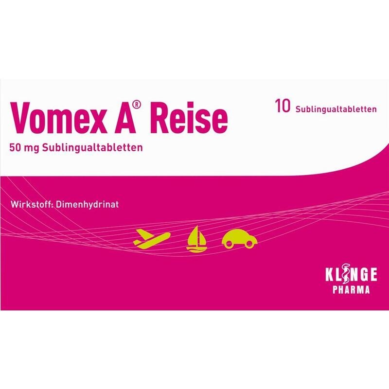 VOMEX A Reise 50 mg Sublingualtabletten