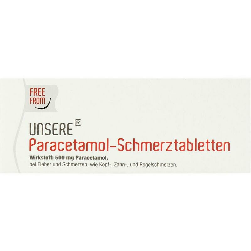 UNSERE Paracetamol Schmerztabletten