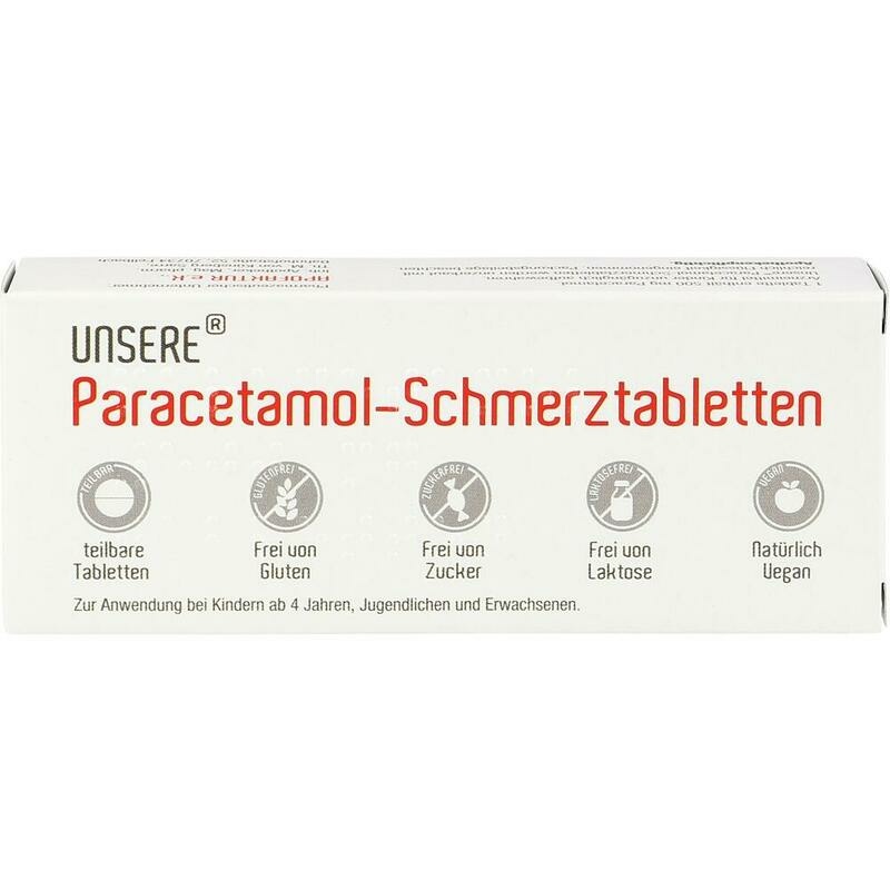 UNSERE Paracetamol Schmerztabletten
