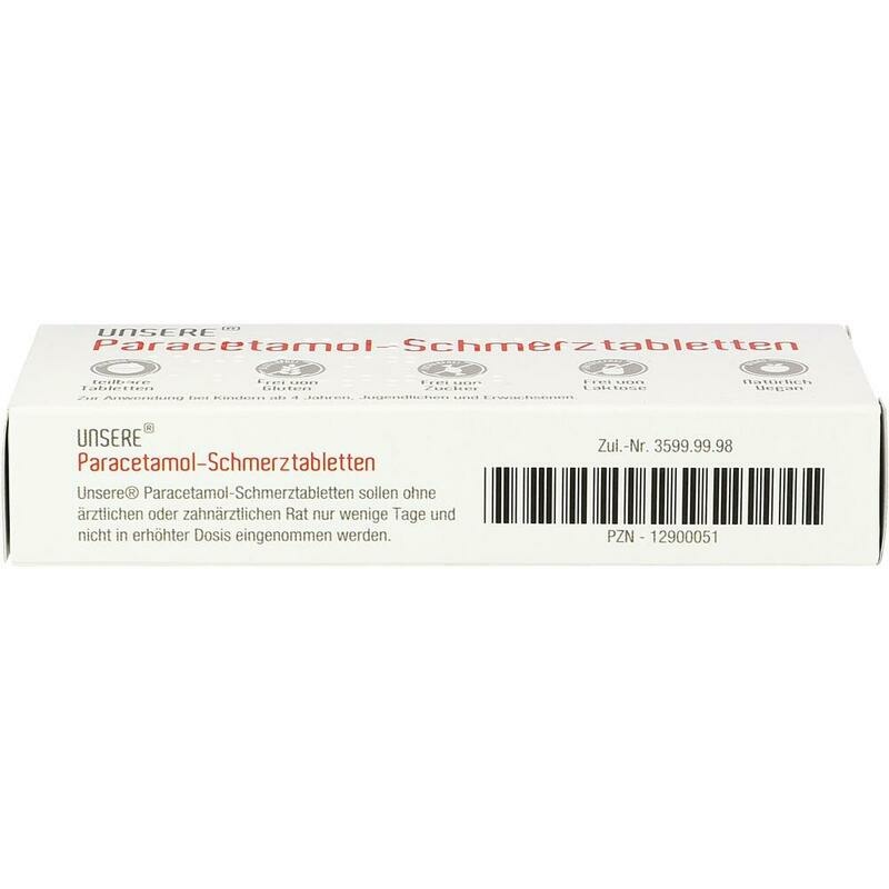 UNSERE Paracetamol Schmerztabletten