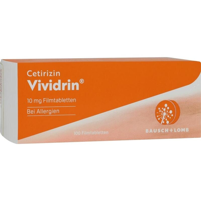 CETIRIZIN Vividrin 10 mg Filmtabletten