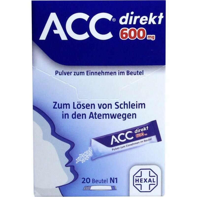 ACC direkt 600 mg Pulver zum Einnehmen im Beutel