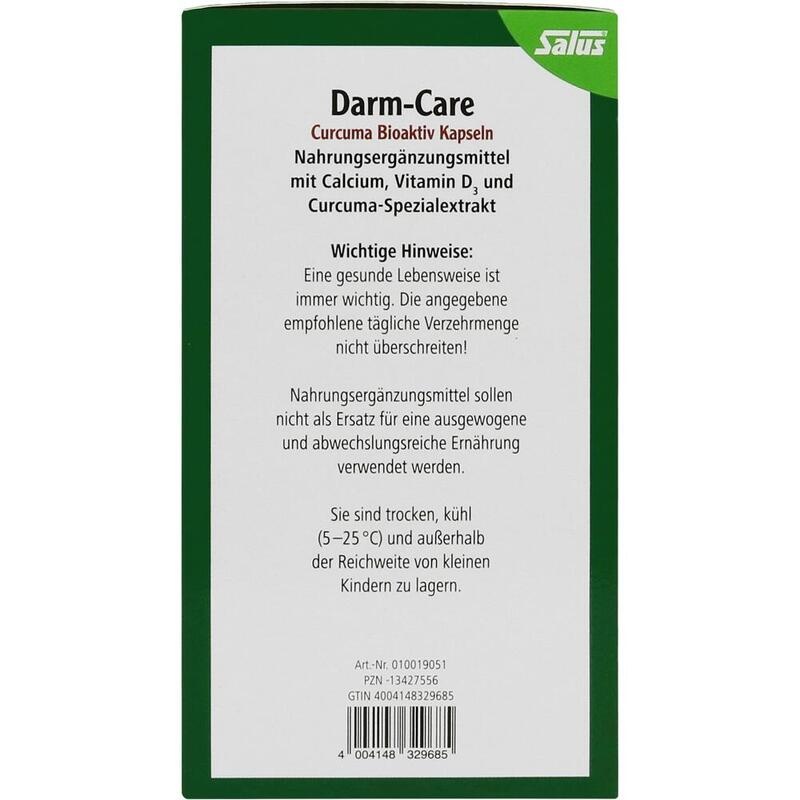DARM-CARE Curcuma Bioaktiv Kapseln Salus