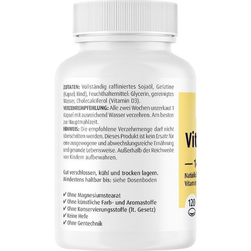 VITAMIN D3 14.000 I.E. Softgel-Kapseln ZeinPharma
