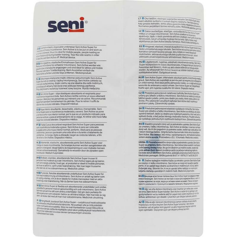SENI Active Inkontinenzpants super M