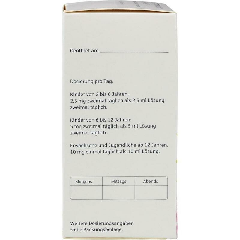 CETIRIZIN Aristo Allergiesaft 1 mg/ml Lsg.z.Einn.