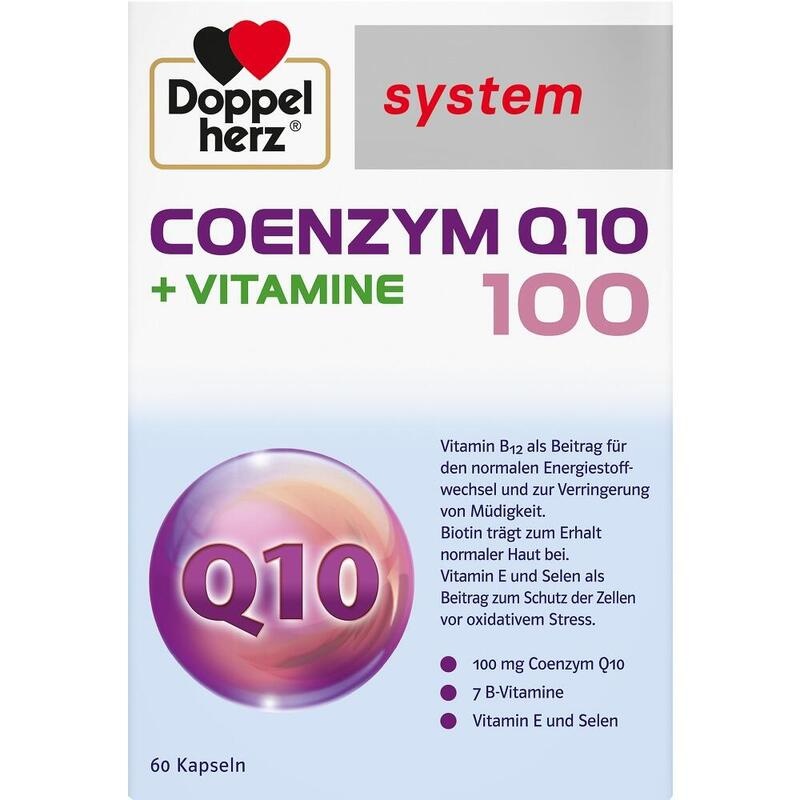 DOPPELHERZ Coenzym Q10 100+Vitamine system Kapseln