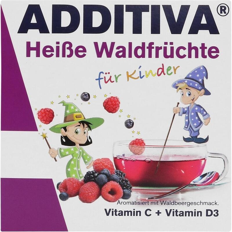 ADDITIVA heiße Waldfrüchte Pulver Sachets
