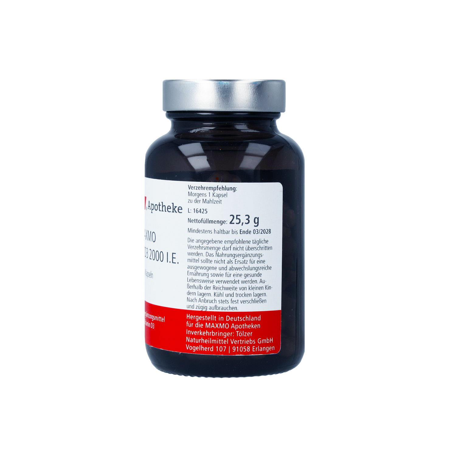 MAXMO Vitamin D3 2000 I.E. Kapseln