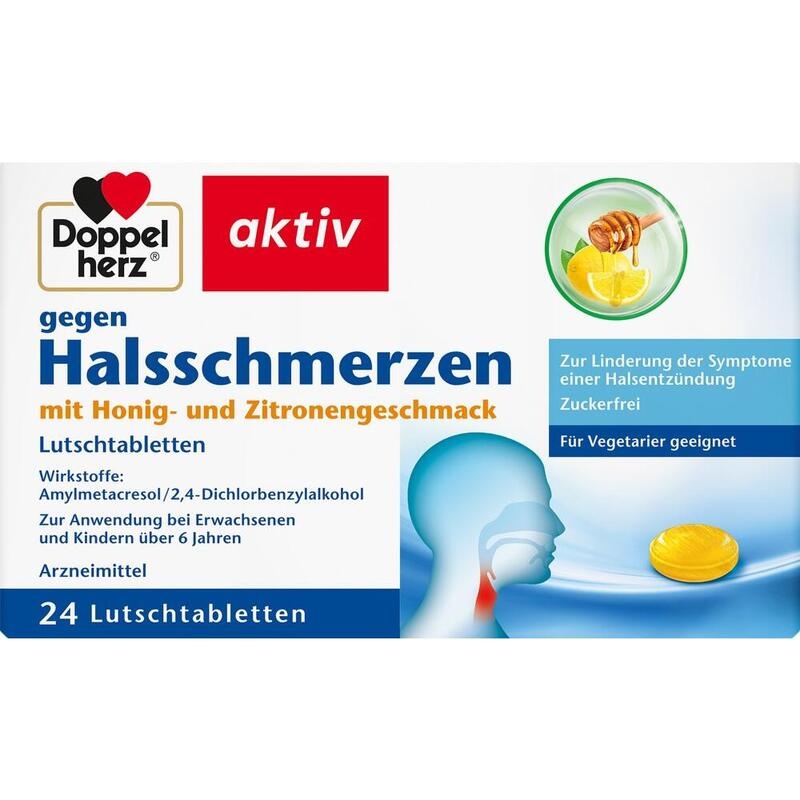 DOPPELHERZ gegen Halsschmerzen Lutschtabletten
