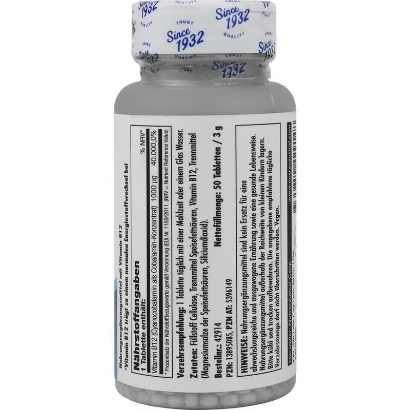 VITAMIN B12 1000 μg KAL Tabletten