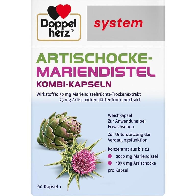 DOPPELHERZ Artischocke-Mariendistel system Weichk.