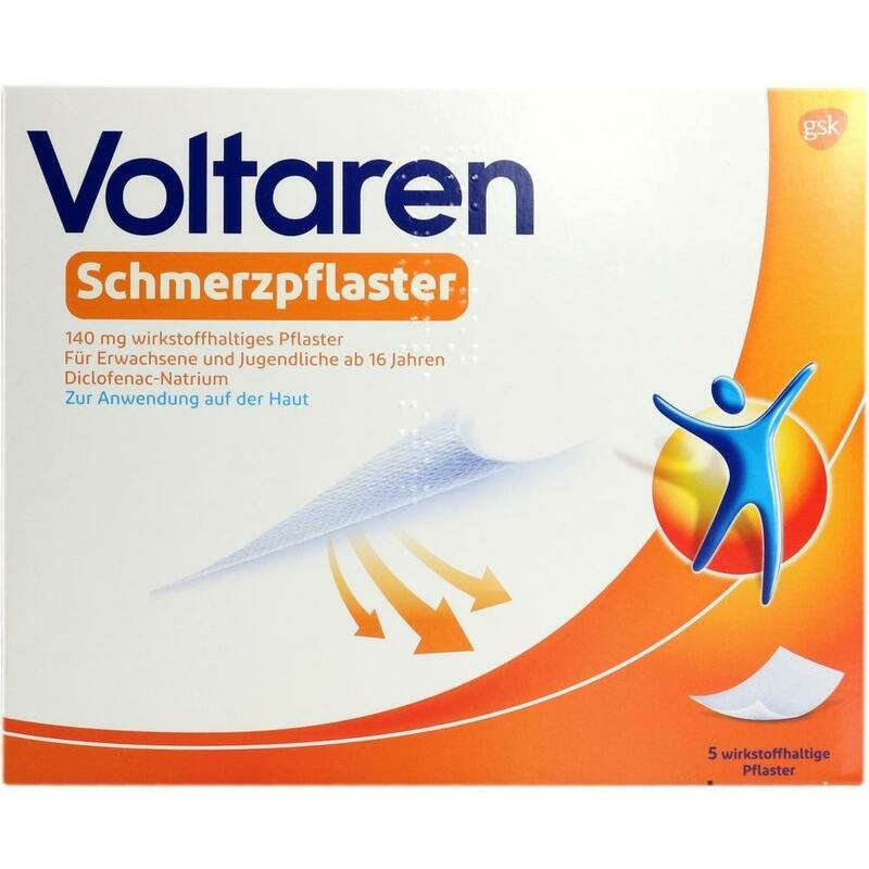 VOLTAREN Schmerzpflaster 140 mg wirkstoffh.Pflast.