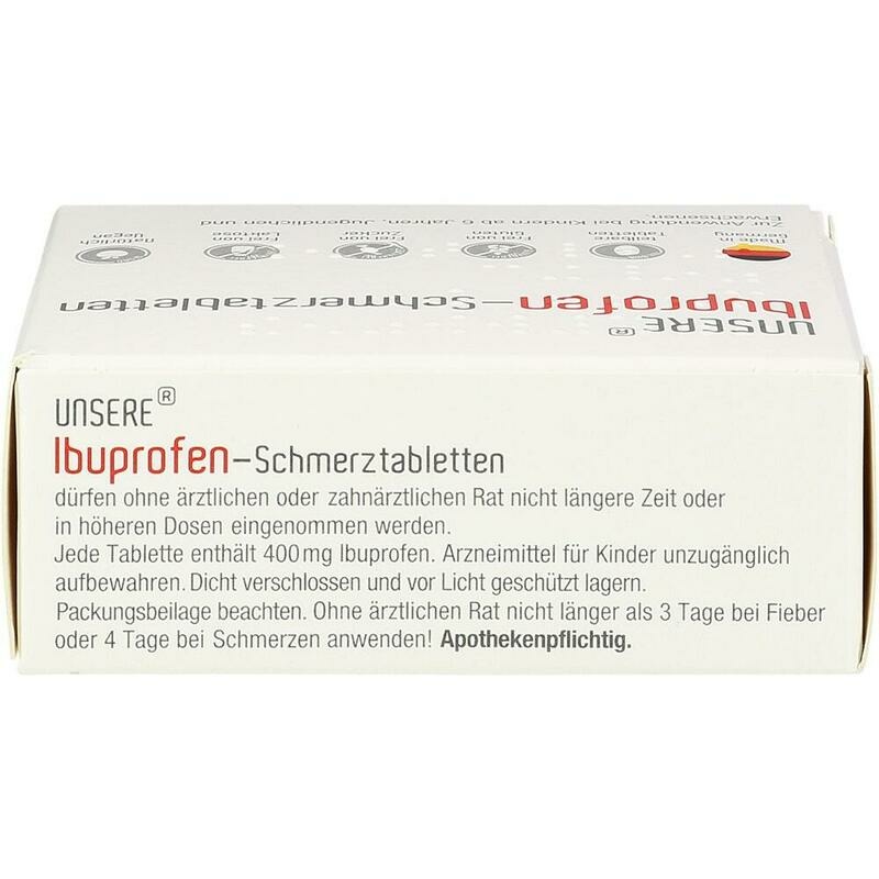 UNSERE Ibuprofen-Schmerztabletten