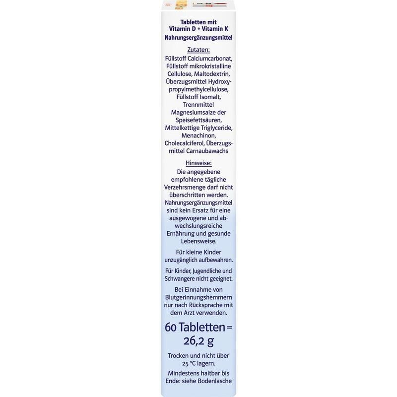 DOPPELHERZ Vitamin D3 2000+K2 system Tabletten