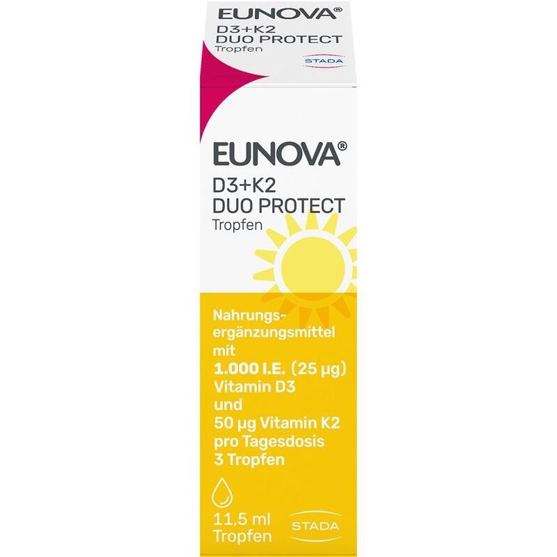 EUNOVA DuoProtect D3+K2 1000 I.E./50 μg Tropfen