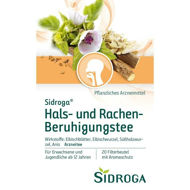 SIDROGA Hals- und Rachen-Beruhigungstee Filterbtl.
