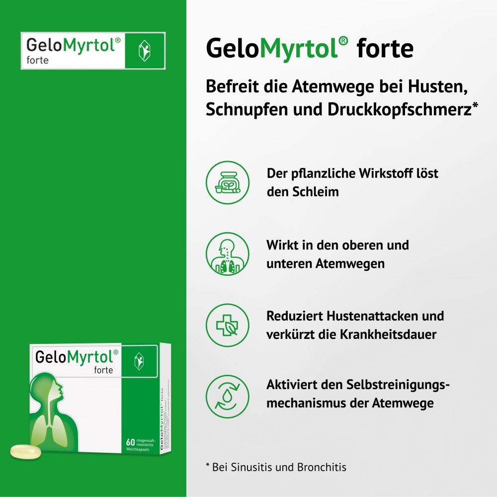 GELOMYRTOL forte magensaftresistente Weichkapseln