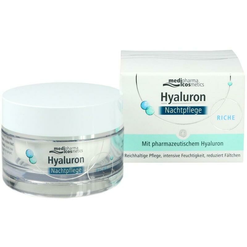 HYALURON NACHTPFLEGE riche Creme im Tiegel