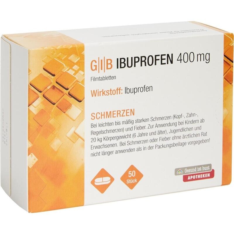 GIB Ibuprofen 400 mg Filmtabletten