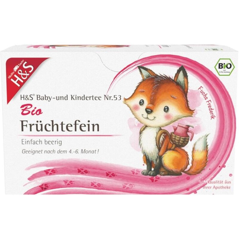 H&S Bio Baby- u.Kindertee Früchtefein Filterbeutel