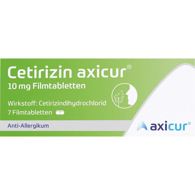 CETIRIZIN axicur 10 mg Filmtabletten