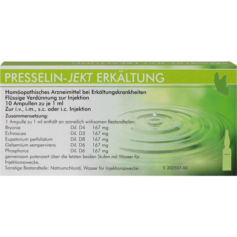 PRESSELIN-Jekt Erkältung Ampullen