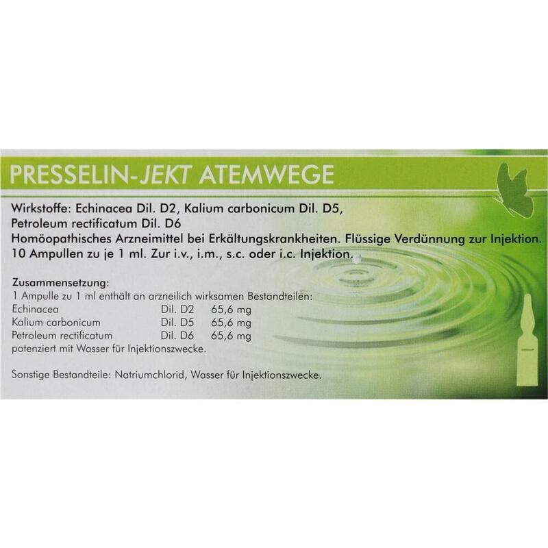 PRESSELIN-Jekt Atemwege Ampullen