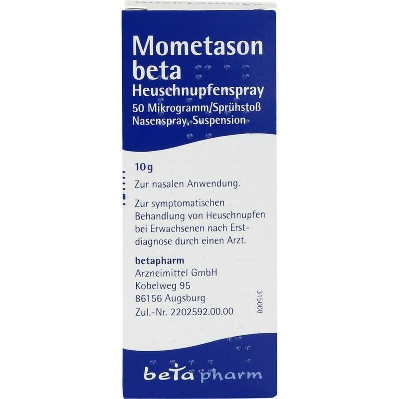 MOMETASON beta Heuschnupfenspray 50μg/Sp.60 Sp.St