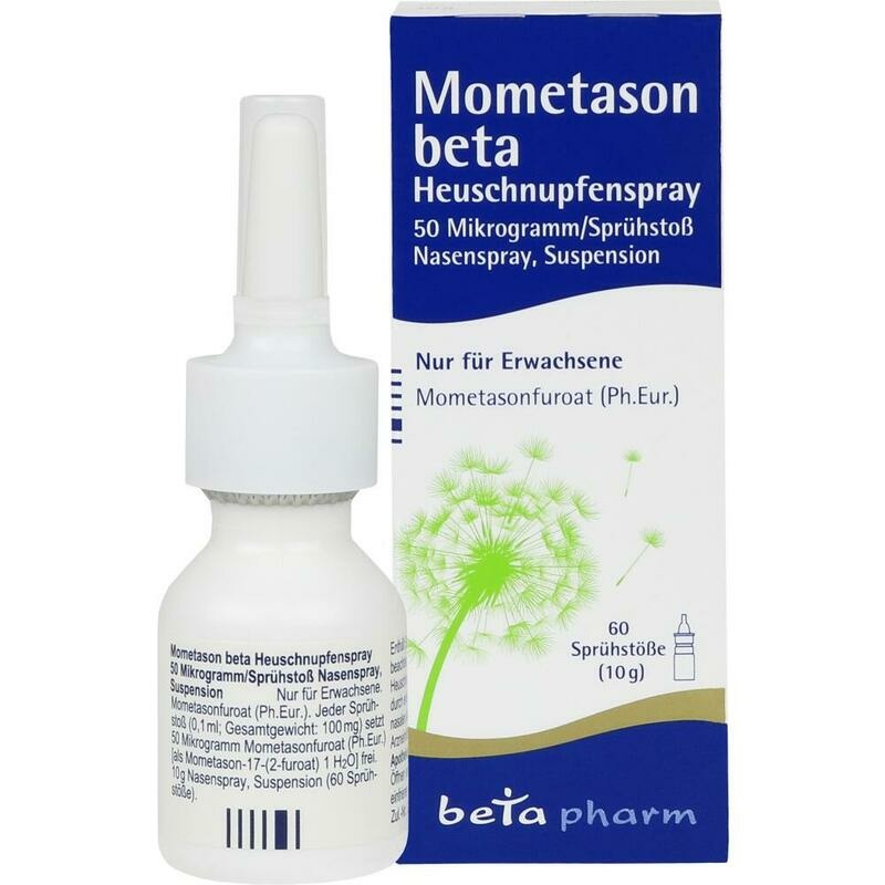 MOMETASON beta Heuschnupfenspray 50μg/Sp.60 Sp.St