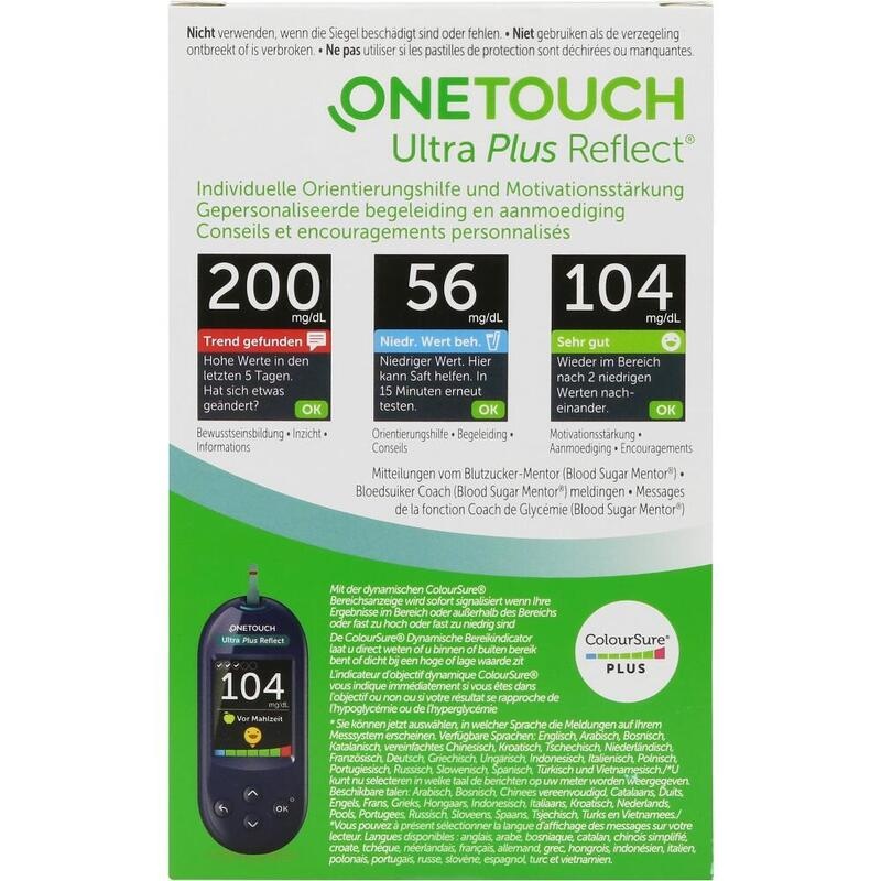 ONE TOUCH Ultra Plus Reflect Blutzuckermess.mg/dl