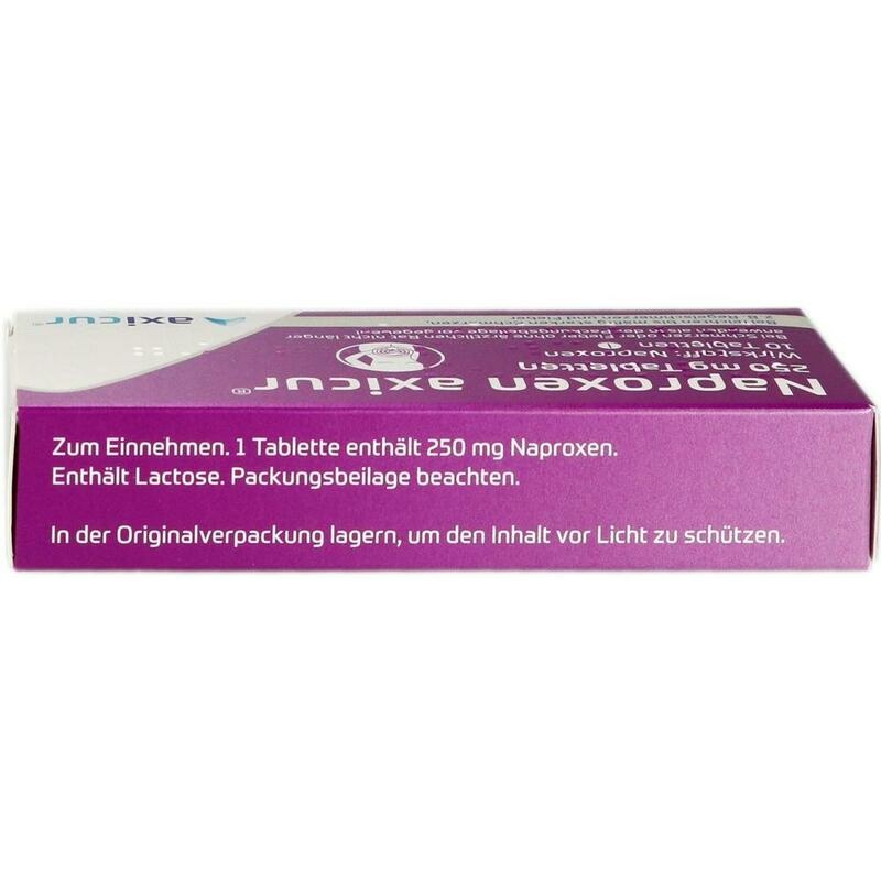 NAPROXEN axicur 250 mg Tabletten