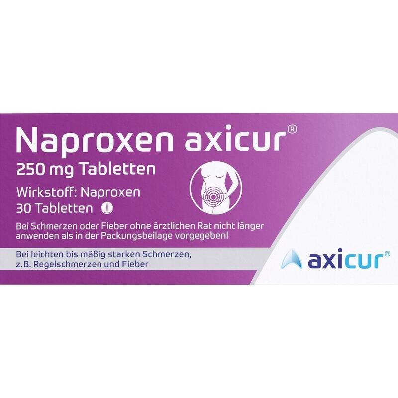 NAPROXEN axicur 250 mg Tabletten