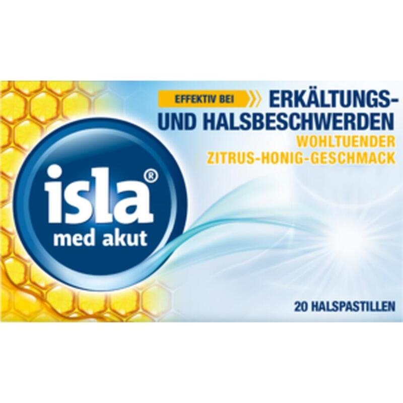 ISLA MED akut Zitrus-Honig Pastillen