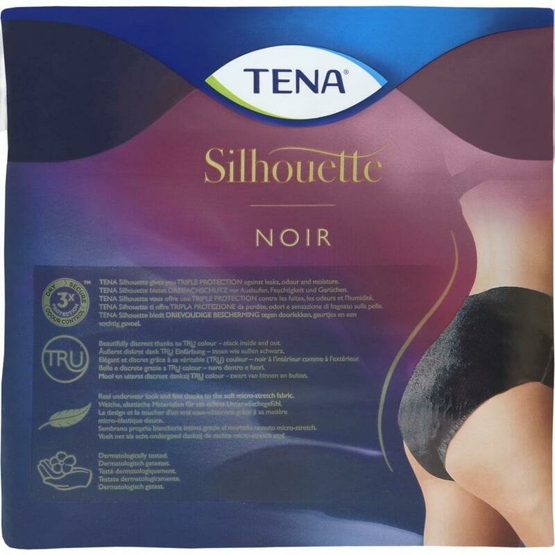 TENA SILHOUETTE normal M noir Inkontinenz Pants