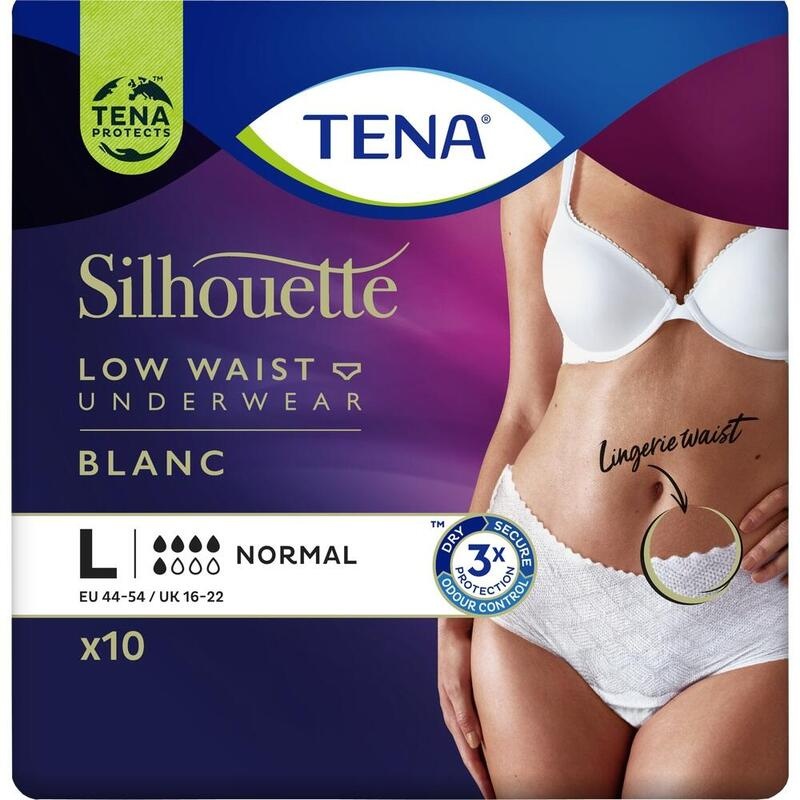 TENA SILHOUETTE normal L blanc Inkontinenz Pants
