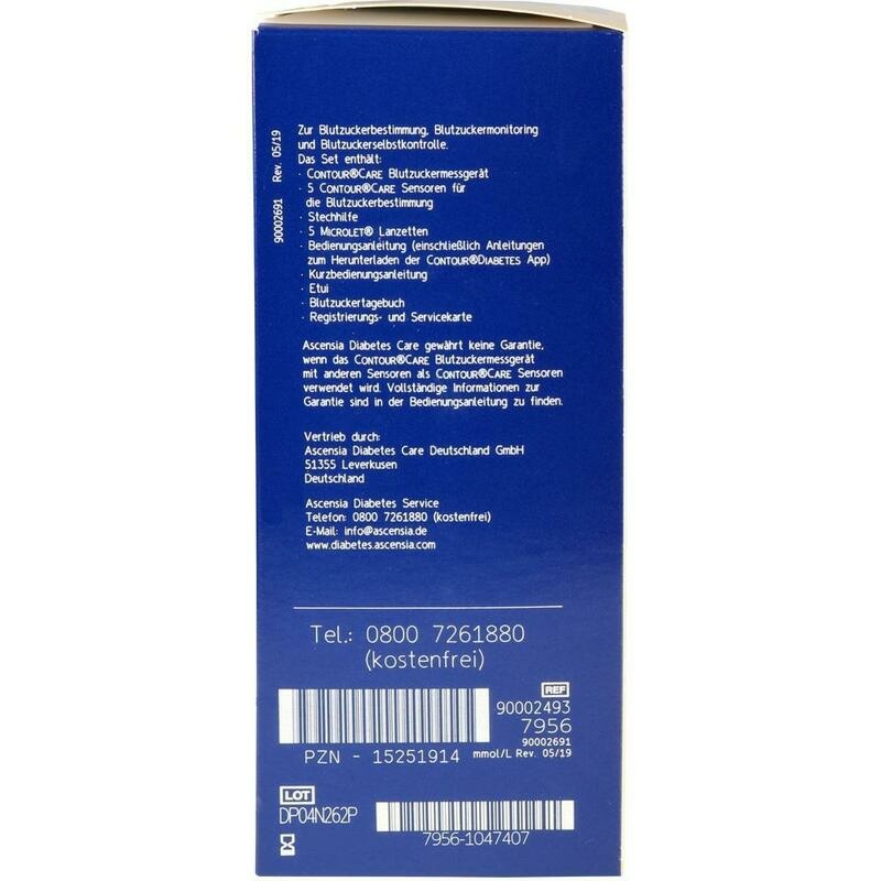 CONTOUR Care Set Blutzuckermesssystem mmol/l