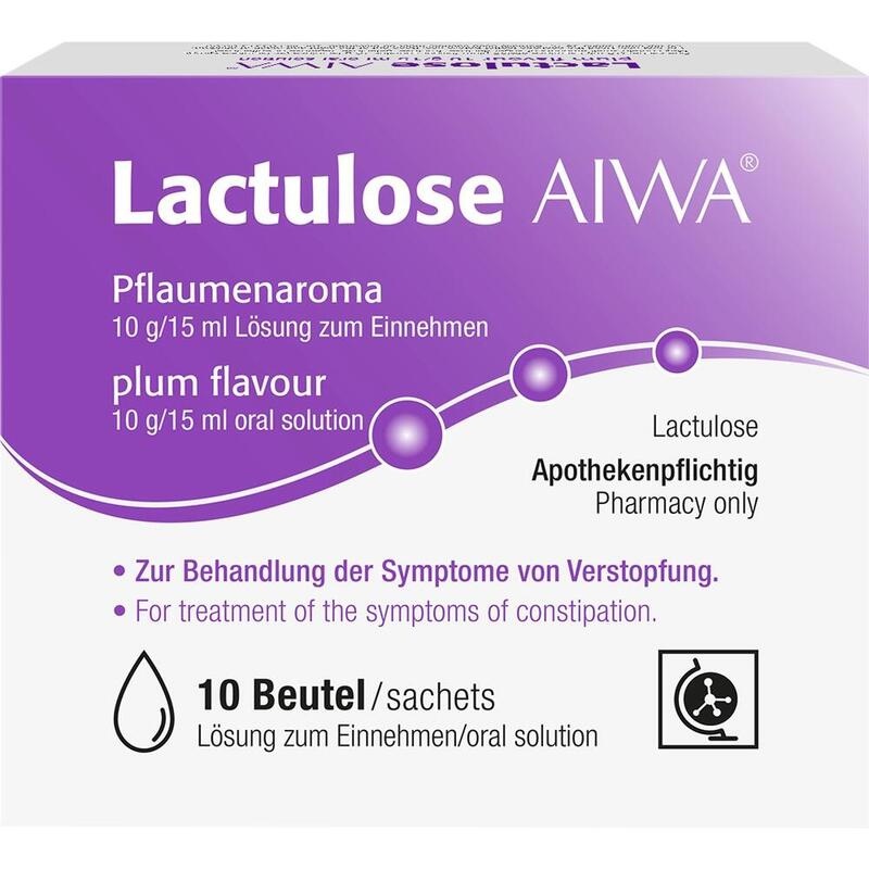 LACTULOSE AIWA Pflaumenaroma 10 g/15 ml Lsg.z.Einn