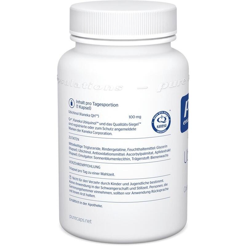PURE ENCAPSULATIONS Ubiquinol QH 100 mg Kapseln