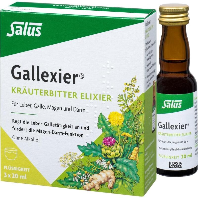 GALLEXIER Kräuterbitter Elixier Salus Flü.z.E.