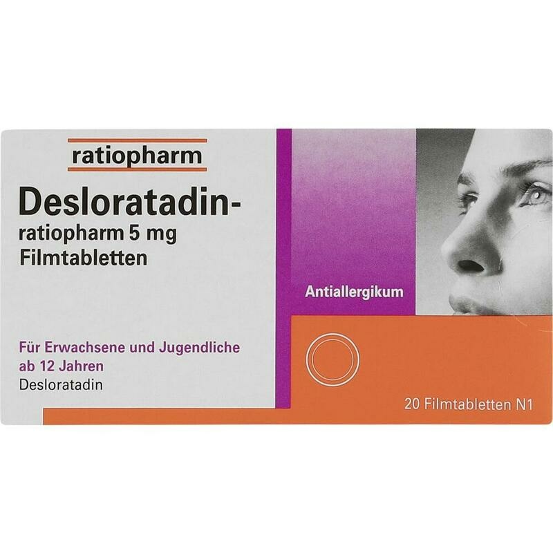 DESLORATADIN-ratiopharm 5 mg Filmtabletten